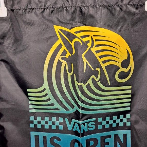NEW Vans US Open Of Surfing Huntington Beach 2020 Cinch Bag VN0A5DZMBLK - Picture 2 of 5
